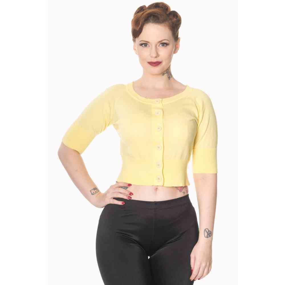 Dancing Days - RAVEN Cardigan - Jaune Product image